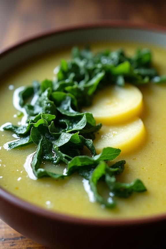 hearty portuguese kale soup