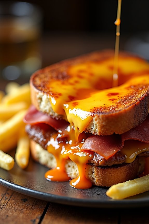 hearty portuguese meat sandwich