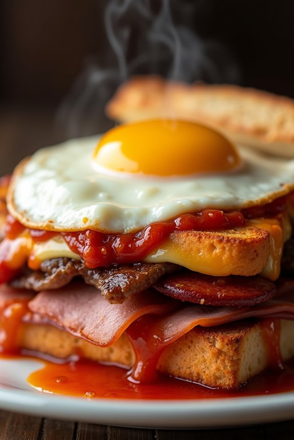 hearty portuguese sandwich masterpiece