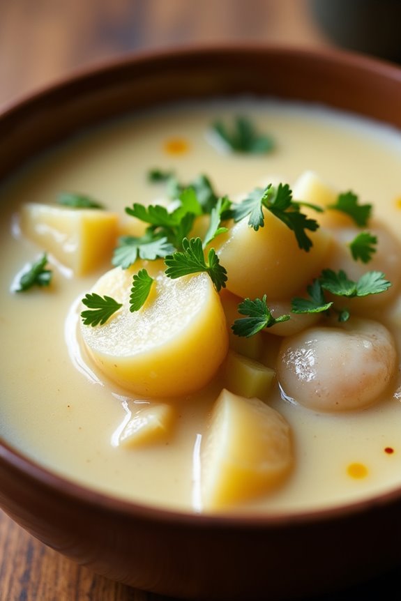 hearty smoked fish soup