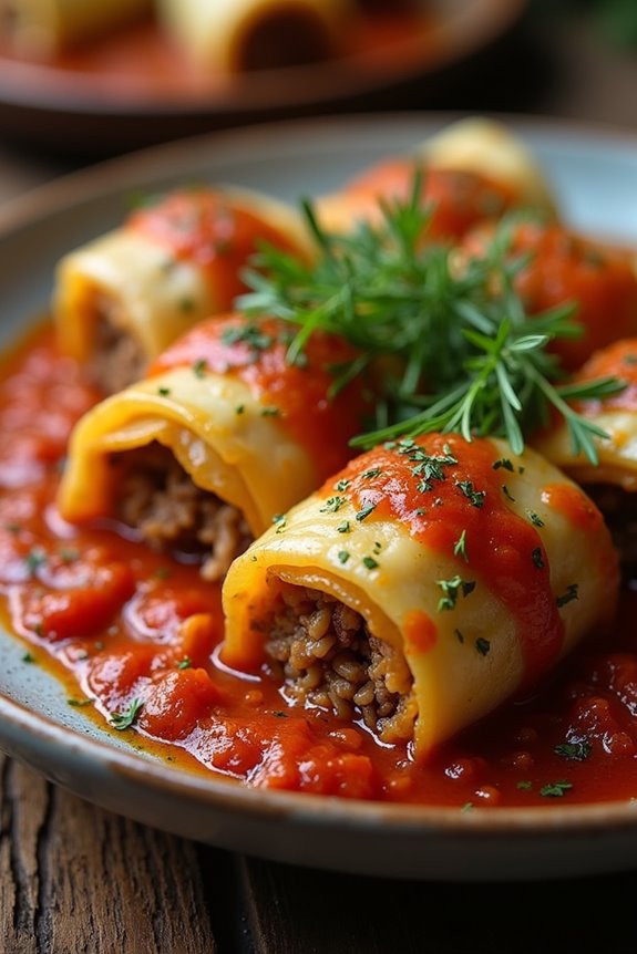 hearty stuffed cabbage dish