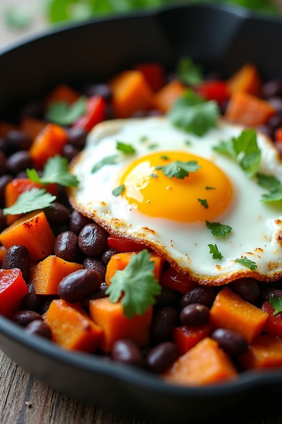 hearty sweet potato hash