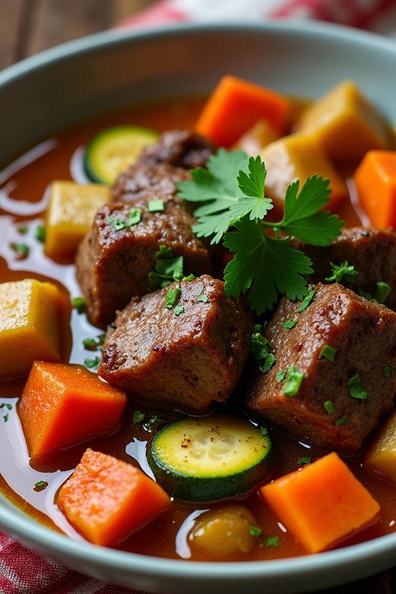 hearty tunisian lamb stew