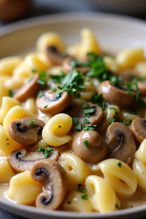 hearty vegetarian mushroom dish