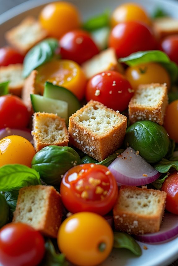 heirloom tomato bread salad