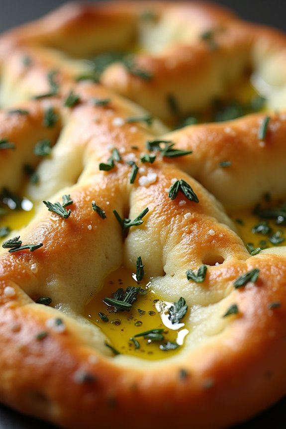 herb infused mediterranean focaccia bread
