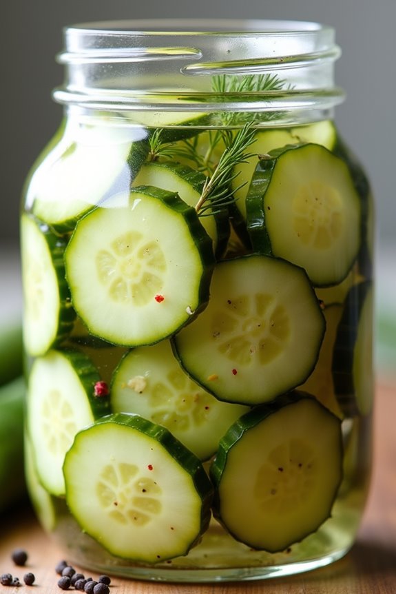 homemade garlic dill pickles