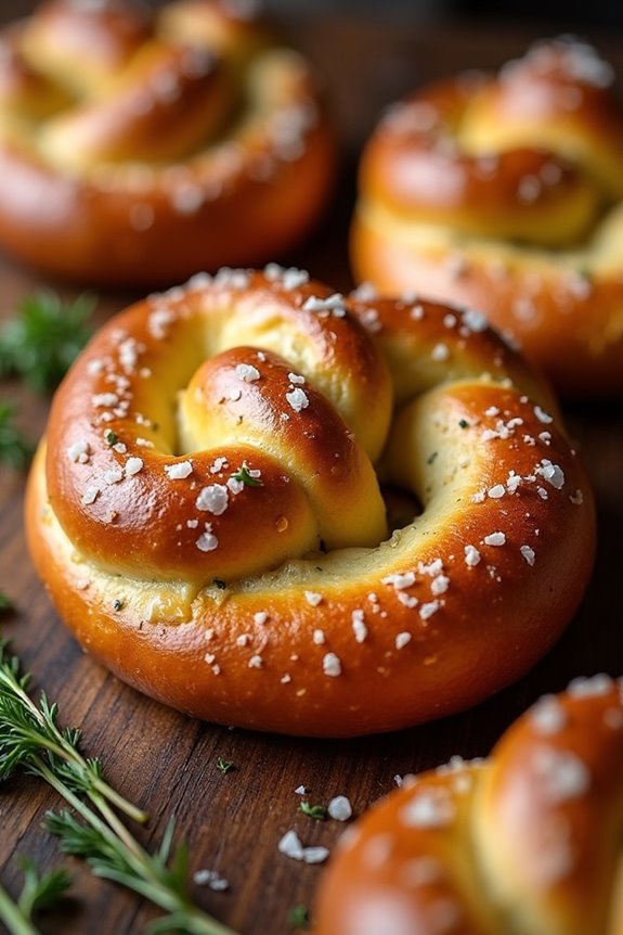 homemade pretzel knots recipe
