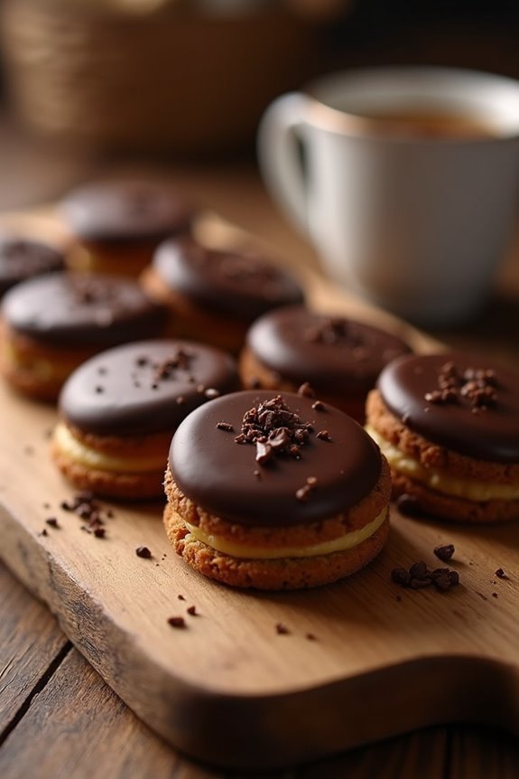 homemade rich chocolate biscuits