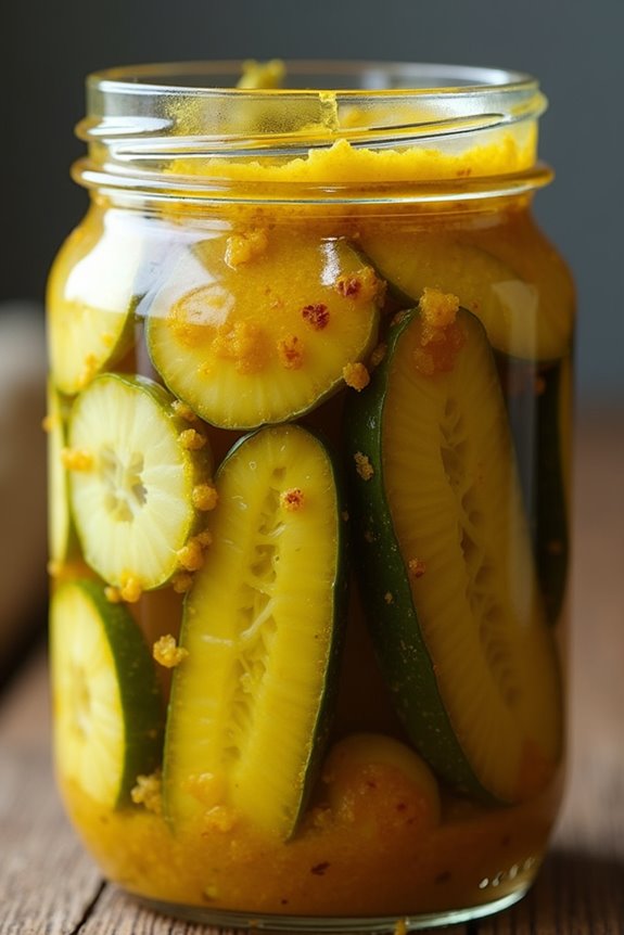 homemade scandinavian mustard pickles