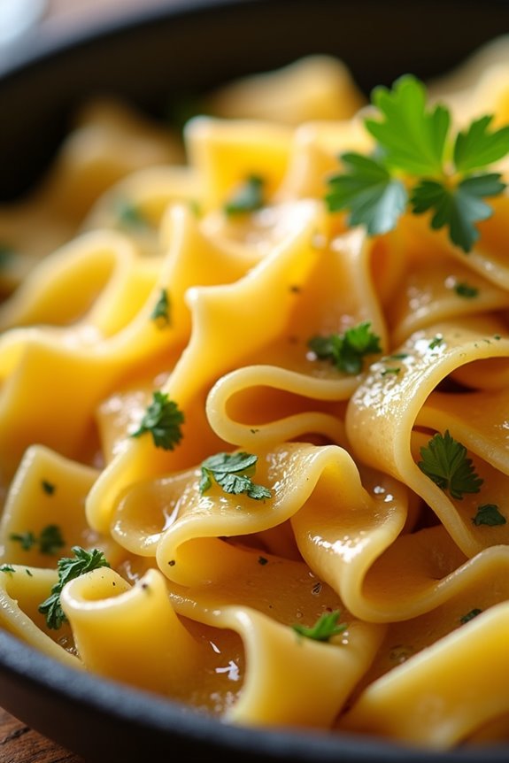 homemade traditional german noodles