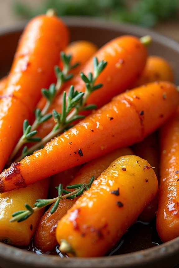 honey glazed vegetable side dish