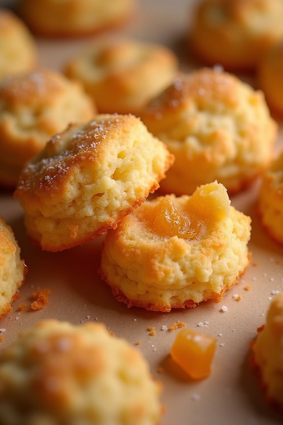 honey infused crunchy biscuits