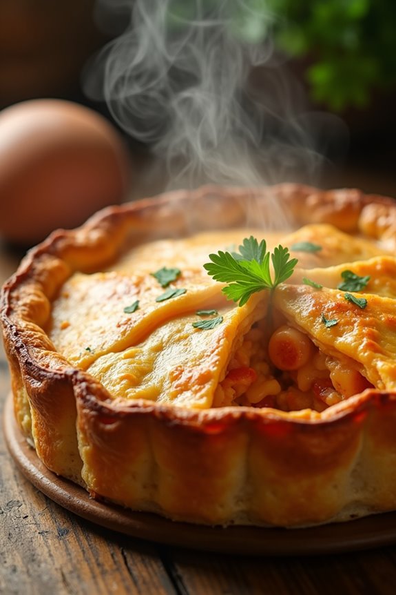 hungarian chicken paprikash pie