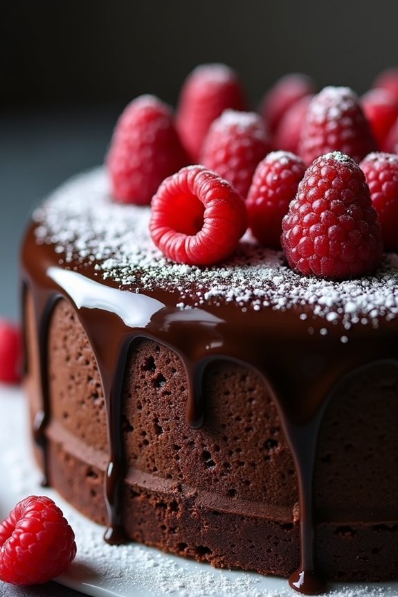 indulgent moist chocolate cake