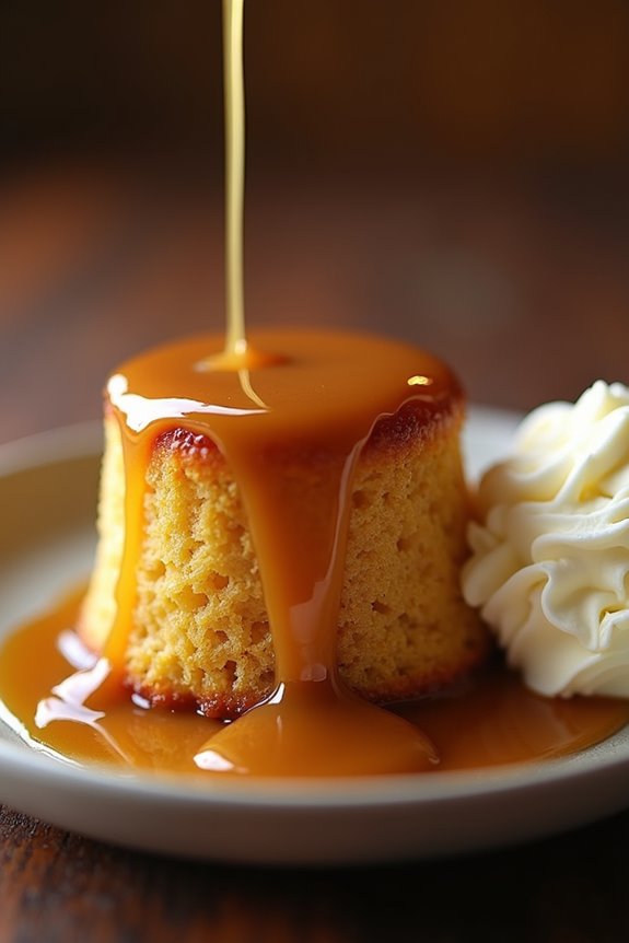 indulgent warm toffee dessert