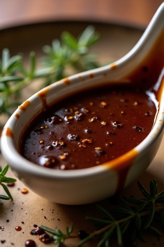 juniper infused rich gravy