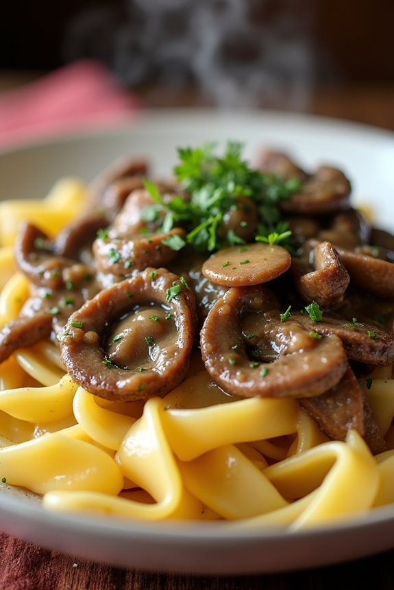 kid friendly beef stroganoff recipe