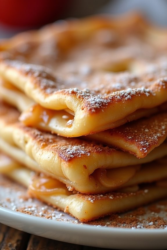 lefse with apple filling