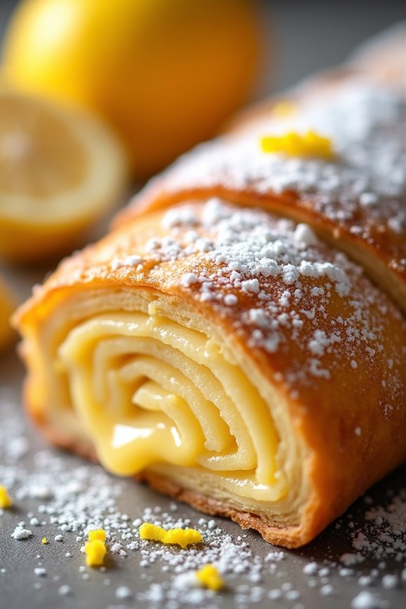 lemon curd pastry delight