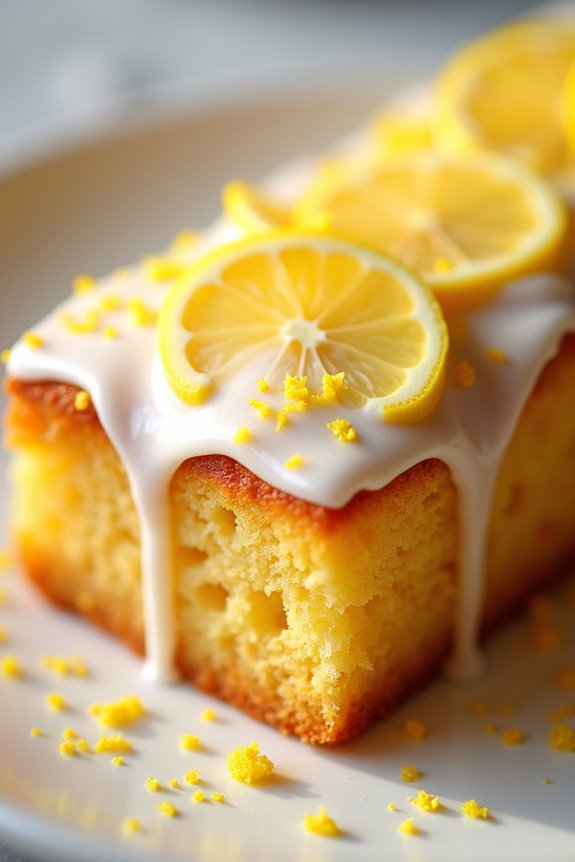 lemon flavored moist cake