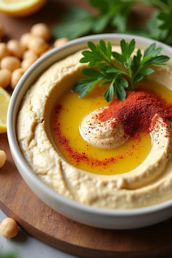 lemon infused creamy hummus delight