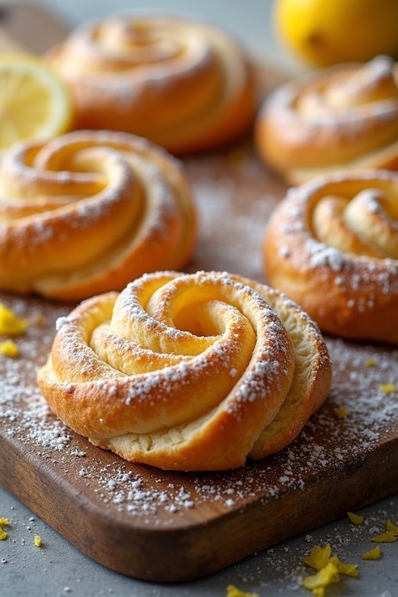 lemon infused scandinavian pastries