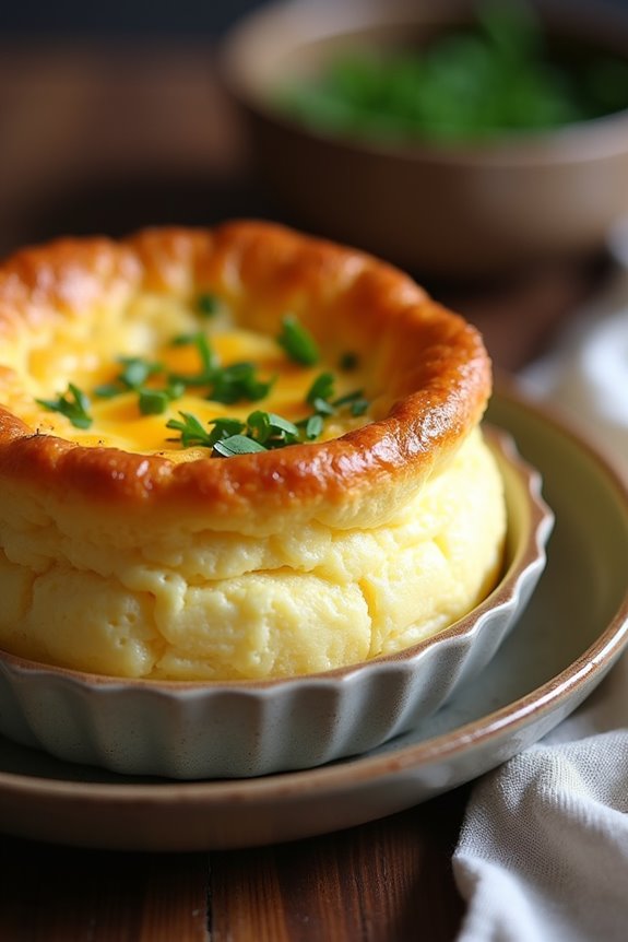 light and airy souffl