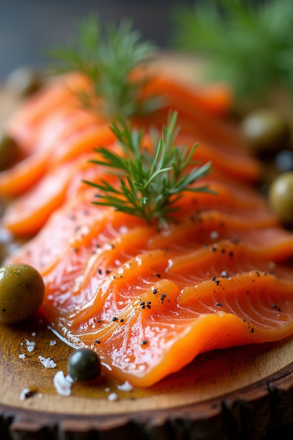 maple mustard glazed salmon