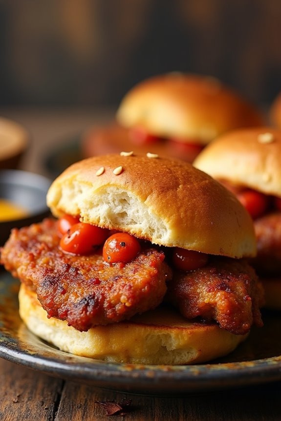 marinated pork sandwiches delight