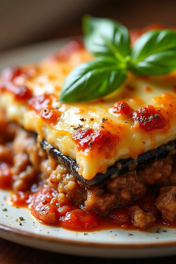 mediterranean beef eggplant casserole