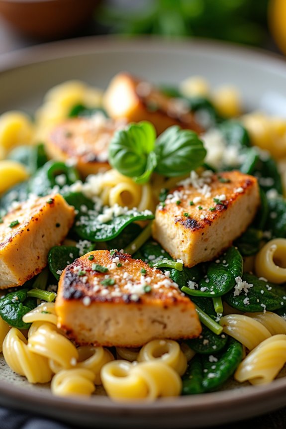 mediterranean chicken pasta delight