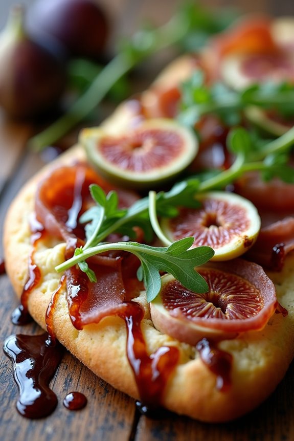 mediterranean fig prosciutto flatbread