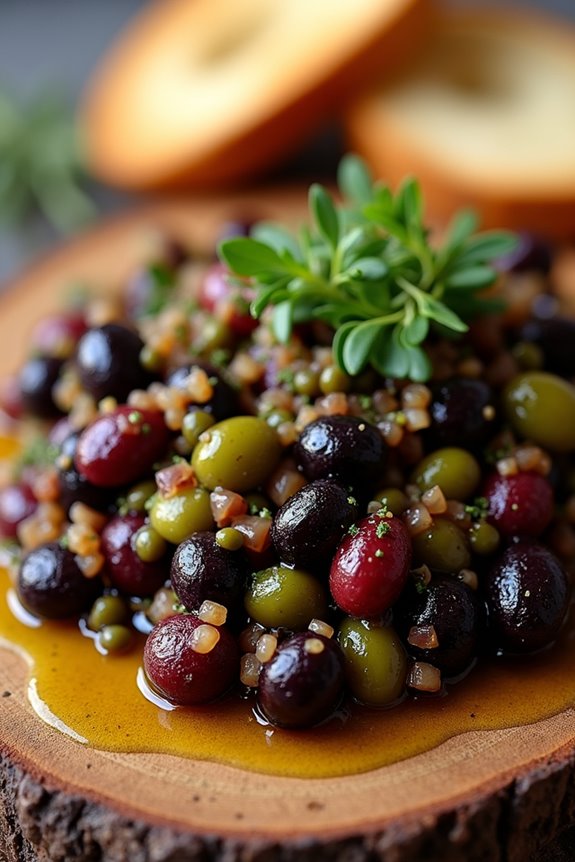 mediterranean flavor packed spread