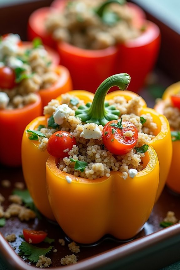 mediterranean flavors in peppers