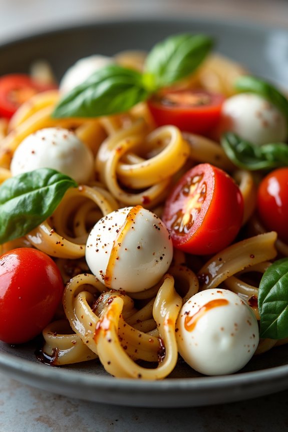mediterranean flavors in salad