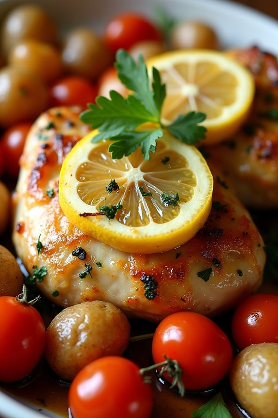 mediterranean garlic herb chicken