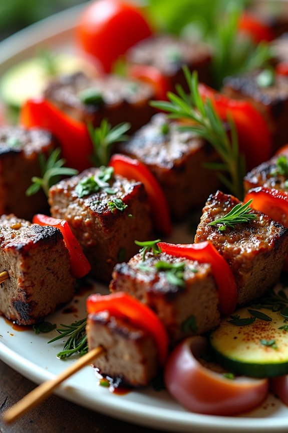 mediterranean grilled lamb kebabs