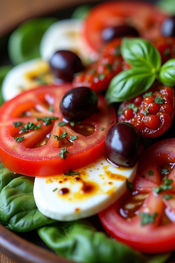 mediterranean inspired caprese salad