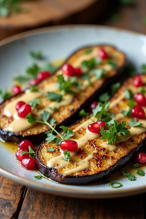 mediterranean roasted eggplant delight