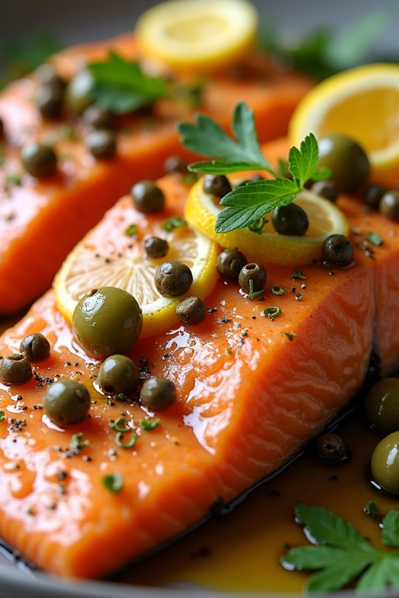 mediterranean salmon one pan meal