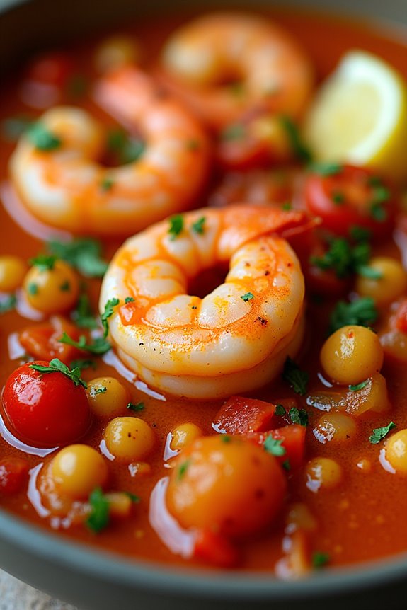 mediterranean shrimp chickpea stew