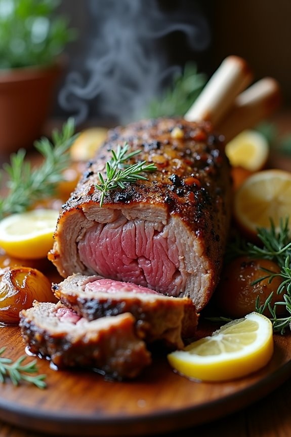 mediterranean slow roasted lamb