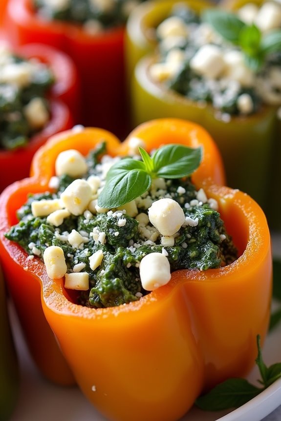 mediterranean stuffed pepper delight