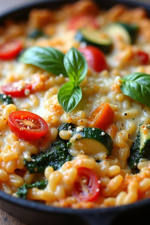 mediterranean vegetable pasta bake