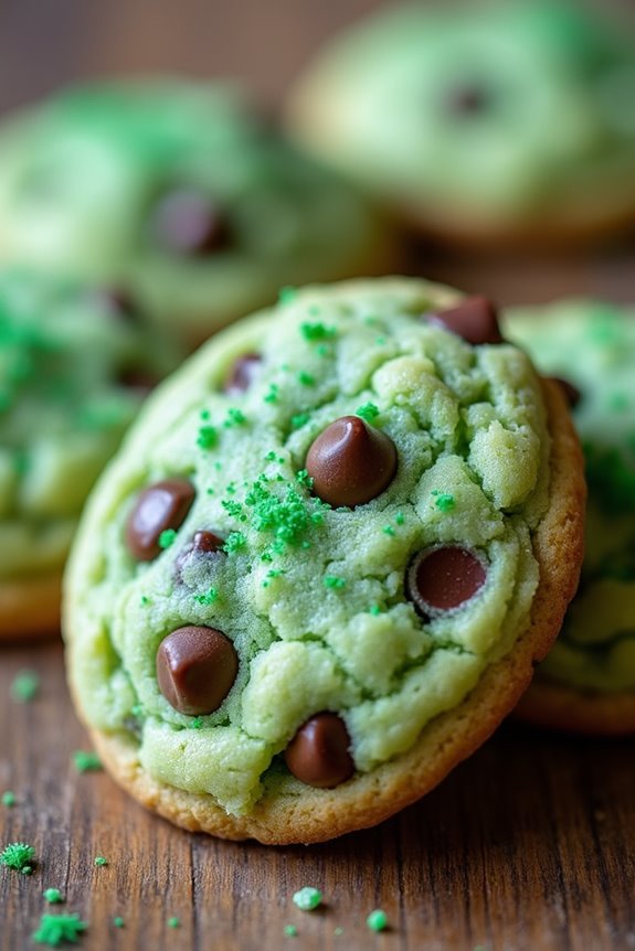 minty festive cookie delight
