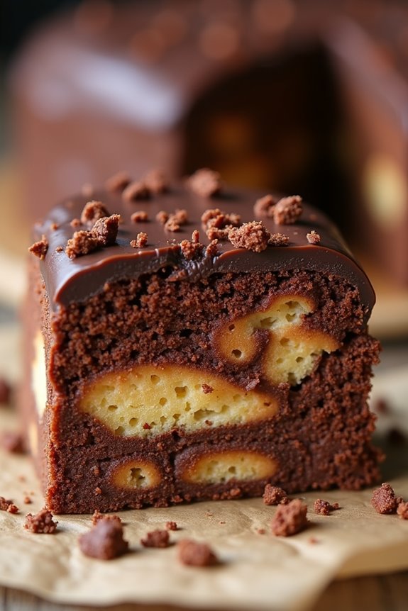 no bake chocolate biscuit cake