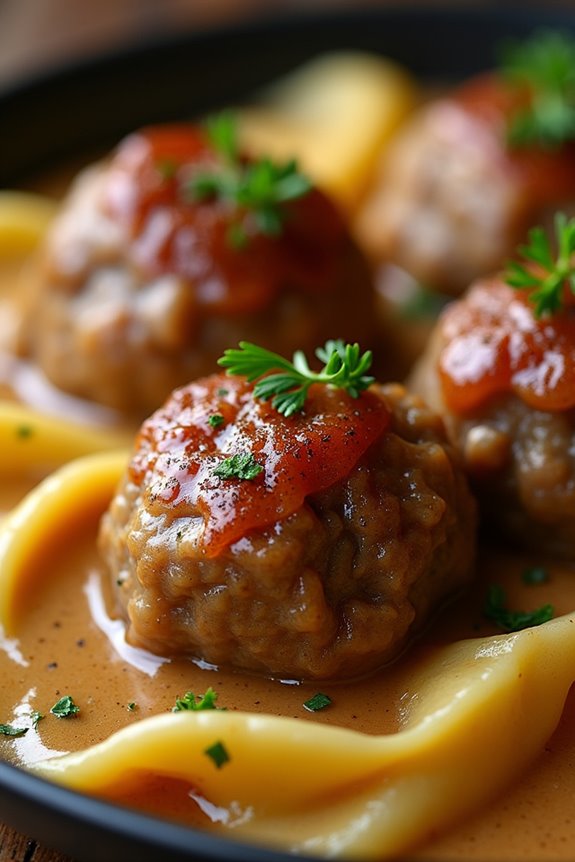 norwegian meatballs with gravy