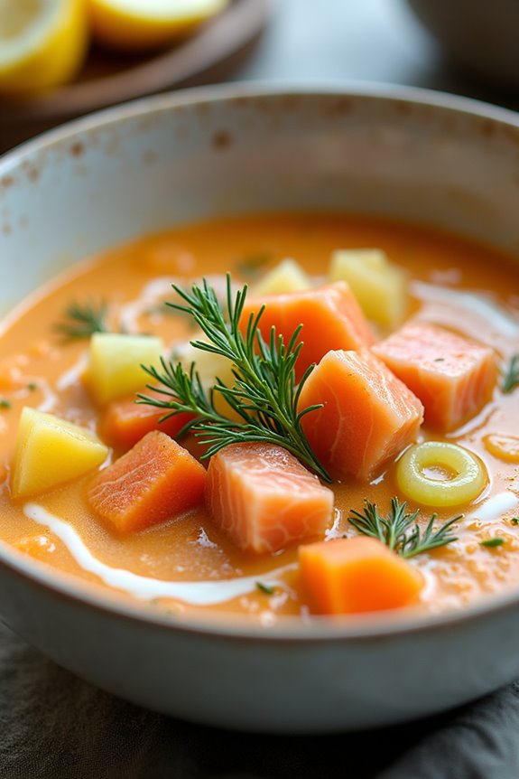 norwegian salmon soup recipe