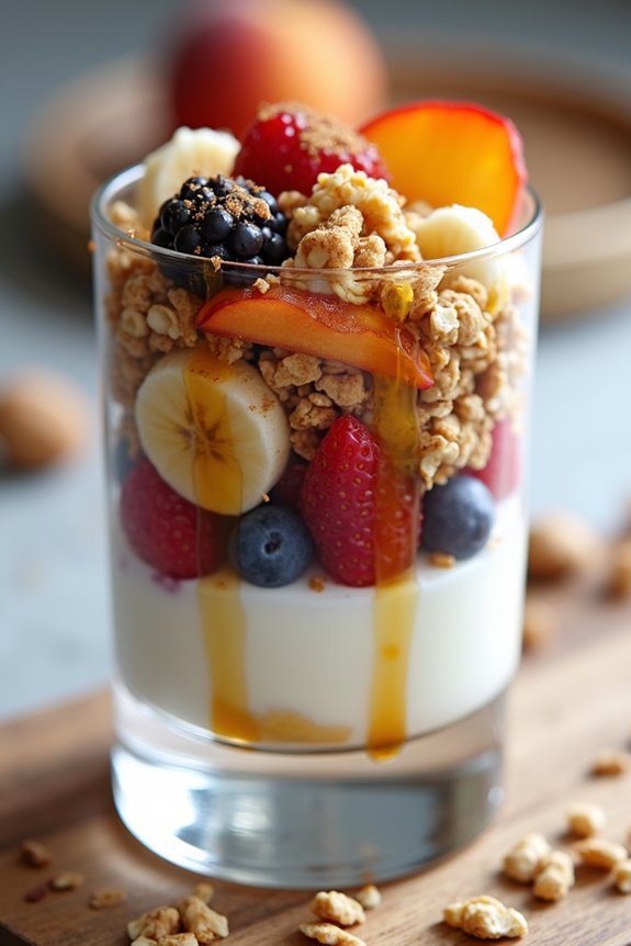 nutritious greek yogurt parfait